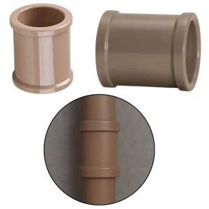 Luva Pvc Marrom Soldável Conexão Encanamento Água Fria 40mm | Akato
