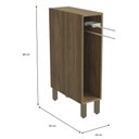 Ver imagem 2 de Armário de Cozinha Balcão Toalheiro 20cm com Pés M620 Botanic Kappesberg