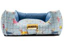 Ver imagem 1 de Cama para Cachorro Quadrada Impermeavel Luppet Azul Pets - Gg