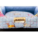 Ver imagem 4 de Cama para Cachorro Quadrada Impermeavel Luppet Azul Pets - Gg