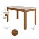 Ver imagem 4 de Mesa de Jantar Bellagio 6 Lugares com Cadeira Clara