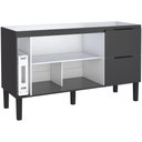 Ver imagem 2 de Gabinete em Madeira Cisne 1,44 Metros Preto para Pia de 1,50 Metros - P100385 - Cozimax Gabinete Mad