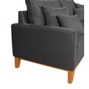 Ver imagem 4 de Sofá Beny Living Pés e Base de Madeira Linho Império Estofados