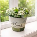 Ver imagem 1 de Arranjo Artificial Planta Decoração Centro Mesa Jardim 15cm
