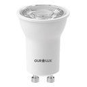 Ver imagem 1 de Lâmpada Ourolux Led Mini Dicroica Mr11 Gu10 Bivolt 4w Cor da Luz 6500k