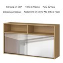 Ver imagem 5 de Armário Aéreo para Cozinha com Vidro de Correr Nevasca Atacama