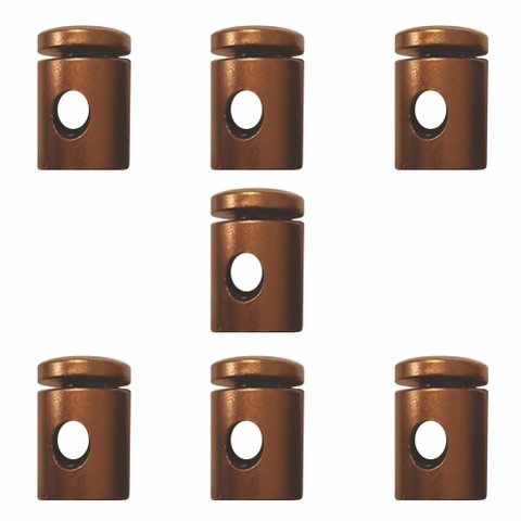 Kit-7 Desviador de Cabo Para Lustres e Pendentes e Luminária MD-6005/7 - Cobre