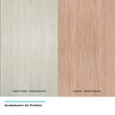 Ver imagem 3 de Mesa de Cabeceira 3 Gavetas 40cm Estrutura Legno Crema Prime Plus Luciane Móveis