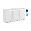 Ver imagem 2 de Armário de Cozinha de Aço Aéreo Triplo 105cm Rose Multimóveis CR6087 Branco