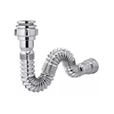 Ver imagem 3 de Kit 10 Sifão Sanfonado Cromado Cozinha Pia Banheiro Tanque Universal Abs Premium