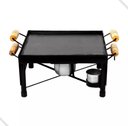 Ver imagem 5 de Churrasqueira Fogareiro a Álcool Chapa Ferro Multi P/ Mesa10