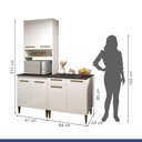 Ver imagem 4 de Cozinha Completa Niterói 6 Portas 1 Gaveta Kaiki Móveis