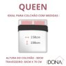 Jogo de Cama Lençol 400 Fios Queen P. Palito 4 Pçs Bege Casa Dona - 4