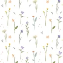 Ver imagem 4 de Papel de Parede Adesivo Flores Delicadas Lavável Fosco 10m