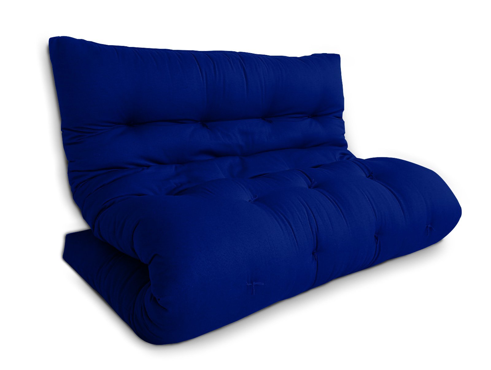 Futon 02 Lugares Slim 128x188x10cm - Cor Azul FUTON BRASIL - 3