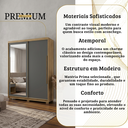 Ver imagem 5 de Guarda-Roupa Doha Intense Solteiro com Espelho MDF 2 Portas de Correr Espaçoso Dormitório Elegante