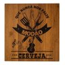 Placa Decoração Área Churrasco Gourmet Sertanejo:Madeira - 2
