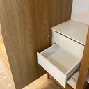 Ver imagem 4 de Guarda-Roupa 2 Portas MDF 18mm Puxador Embutido Cor Nogueira