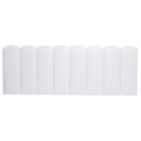 Ver imagem 3 de Cabeceira Queen Kit 8 Placas Modelo Nuvem - Courino Branco