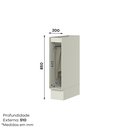 Ver imagem 2 de Balcão Porta Toalha 20cm Fineze C665 Fendi Ii - Henn