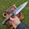 Faca Tática Forjada Artesanal Sobrevivência 8" em Aço carbono 5160 Full Tang - 4