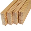 Ver imagem 1 de Fardo 6 Ripas de Madeira Pinus Aparelhado 2x4,5 C/ 100cm