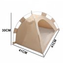 Ver imagem 6 de Tenda Caminha Gato Cachorro Pet Cabaninha Casinha Dobravel Portatil Animais Estimaçao Bichos Arranha
