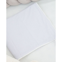 Ver imagem 3 de Manta Cueiro Bebê Malha com Pompom 70x80cm: Branco
