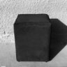 Puf Puff para Sala e Hall de Entrada Suede Preto Quadrado - 3