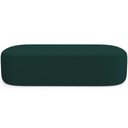 Ver mais imagens de Cabeceira Cama Box Casal 140cm Lanna com Puff Recamier Doha W01 Bouclê Verde - Lyam Decor