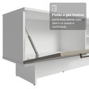 Ver imagem 7 de Rack para Tv até 80 Polegadas 218 Cm 2 Portas Branco/crema Agata Madesa