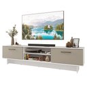 Ver imagem 2 de Rack para Tv até 80 Polegadas 218 Cm 2 Portas Branco/crema Agata Madesa