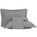 Ver imagem 4 de Jogo de Cama Casal 4 Peças Toque Acetinado Cimento Queimado