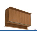 Ver imagem 2 de Armário Modulado Aéreo 4 Portas 165cm Liga Canela Kappesberg