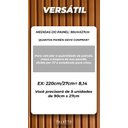 Ver imagem 6 de Painel Ripado Versátil Modular: Kit 10 Unid. 90x27cm Larg. (2,43m²) Talatto Painéis