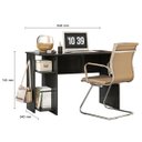 Ver imagem 3 de Mesa Gamer Leeds Q01 - Doce Sonho Móveis MESA DE ESCRITORIO MESA GAMER Preto