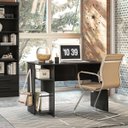 Ver imagem 2 de Mesa Gamer Leeds Q01 - Doce Sonho Móveis MESA DE ESCRITORIO MESA GAMER Preto