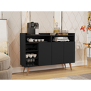 Ver imagem 2 de Buffet Aparador 3 Portas Cantinho do Café Retrô Celta Anto:Preto