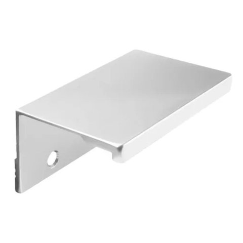 Puxador para Móveis Sottile 32 Mm Zen Aluminio Fosco Sobrepor para Mdf 18 Mm