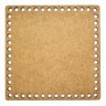 10 Base Mdf Crochê Cestos Fio de Malha 20cm Quadrada - 1
