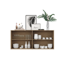 Ver imagem 6 de Aparador Buffet Suspenso Multimóveis Veneza 4 Portas Fg3594 Rustic