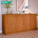 Ver imagem 2 de Buffet para Sala de Jantar 4 Portas Mdf 3 Prateleiras Lia Cimol Cinamomo
