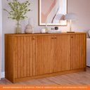 Ver imagem 6 de Buffet para Sala de Jantar 4 Portas Mdf 3 Prateleiras Lia Cimol Cinamomo