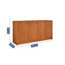 Ver imagem 3 de Buffet para Sala de Jantar 4 Portas Mdf 3 Prateleiras Lia Cimol Cinamomo