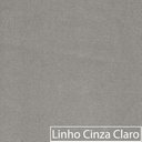 Ver mais imagens de Divã Recamier Curvo Sala de Estar Recepção Inglaterra 200cm Pés Metal Dourado Lado Direito Linho Cin