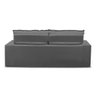 Sofá Retrátil e Reclinável 2 Lugares com Molas 1,50m Aline Suede Cinza Rover & Beato - 9