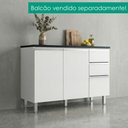 Ver imagem 5 de Tampo para Balcão MDP 120 cm Evidence Lacca Onix Poliman