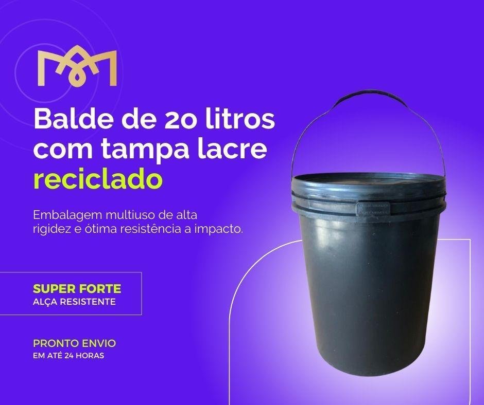 Balde de 20 Litros com Tampa Preço - 10 Pçs - 2