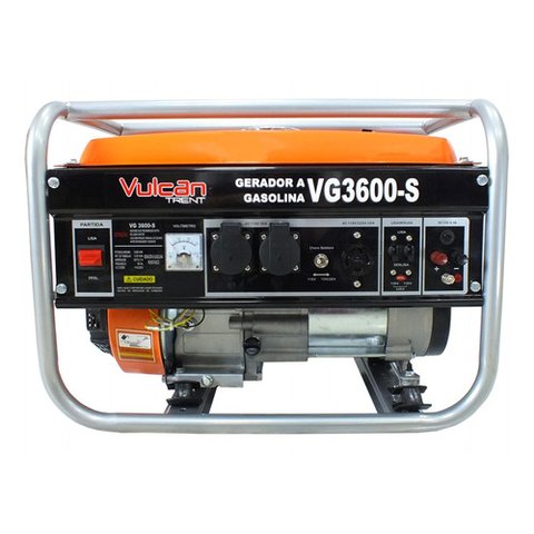Gerador Portátil Vulcan Vg3600s 2.9kw Avr 127/220v