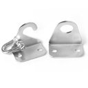 Ver imagem 1 de Par de Gancho Suporte Corrente Estacionamento 90°+1 Manilha3/8